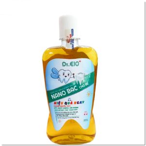 Nước súc miệng kháng khuẩn nano bạc trẻ em Dr. Élo