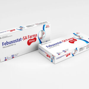 FEBUXOSTAT - 5A FARMA 80MG